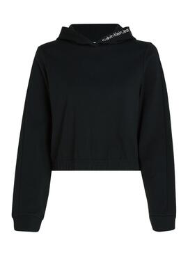 Sudadera Calvin Klein Jeans Milano Capucha Negro