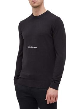 Jersey Calvin Klein Jeans Institutional Negro