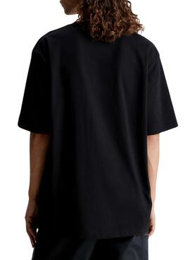 Camiseta Calvin Klein Vertical Institutional Negro