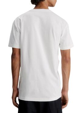 Camiseta Calvin Klein Jeans Hyper Real Box Blanco