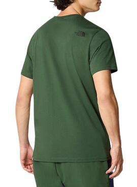 Camiseta The North Face Simple Dome Verde Hombre