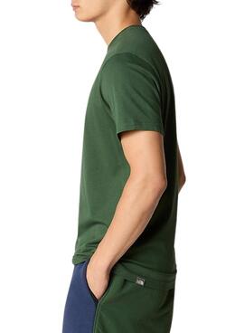 Camiseta The North Face Simple Dome Verde Hombre
