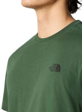 Camiseta The North Face Simple Dome Verde Hombre