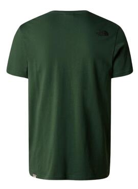 Camiseta The North Face Simple Dome Verde Hombre