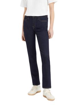 Pantalón Vaquero Levis 712 High Slim Marino Mujer