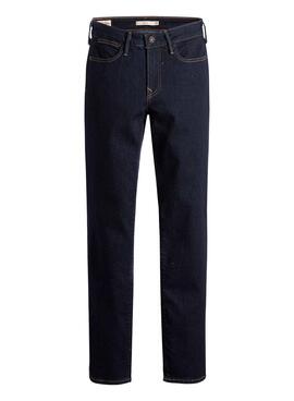 Pantalón Vaquero Levis 712 High Slim Marino Mujer