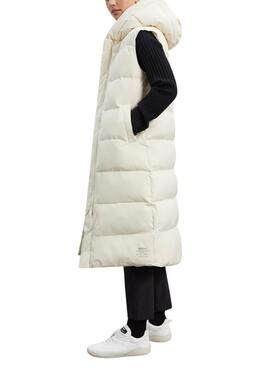 Chaleco Ecoalf Page Blanco Para Mujer