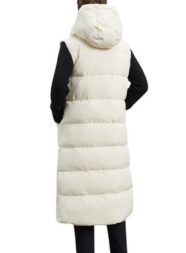 Chaleco Ecoalf Page Blanco Para Mujer