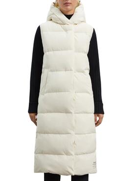 Chaleco Ecoalf Page Blanco Para Mujer