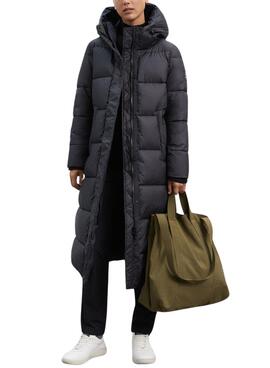 Chaqueta Ecoalf Robson Negro Para Mujer