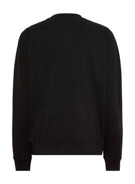 Sudadera Tommy Jeans Signature negro para mujer                                                                                      
