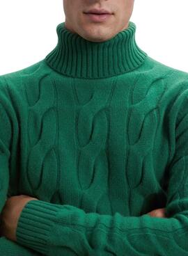 Jersey Ecoalf New Brun Verde Para Hombre