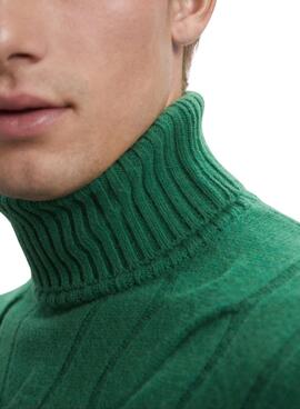 Jersey Ecoalf New Brun Verde Para Hombre