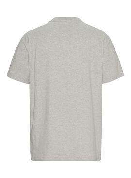 Camiseta Tommy Jeans Gold Arch Gris Para Hombre