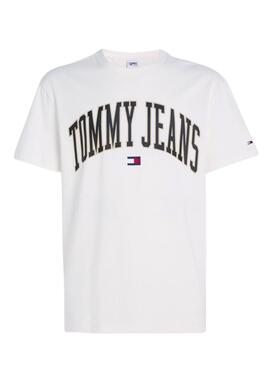 Camiseta Tommy Jeans Gold Arch Blanco Para Hombre