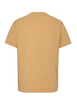 Camiseta Tommy Jeans Luxe  Athletic Camel Hombre