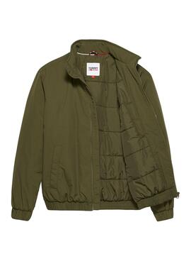 Chaqueta Tommy Jeans Essential Padded Verde Hombre