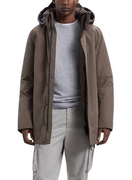Chaqueta Ecoalf Parko Marrón Para Hombre