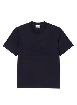 Camiseta Lacoste Acolchado Marino Para Hombre