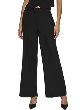 Pantalones Vila Visimsa Wid Leg Negro Para Mujer