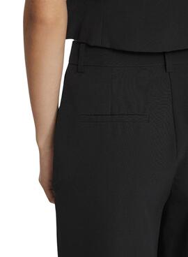 Pantalones Vila Visimsa Wid Leg Negro Para Mujer