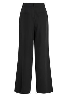 Pantalones Vila Visimsa Wid Leg Negro Para Mujer