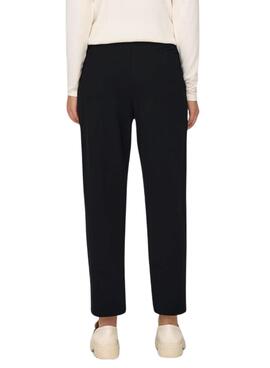 Pantalones Only Cally Botones Negro Para Mujer