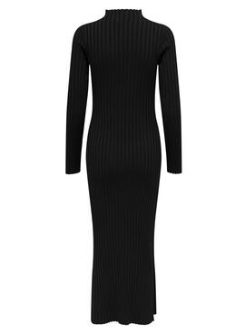 Vestido Only Trier De Punto Negro Para Mujer