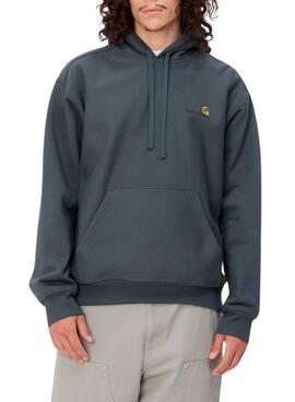 Sudadera Carhartt American Script Blanco Hombre