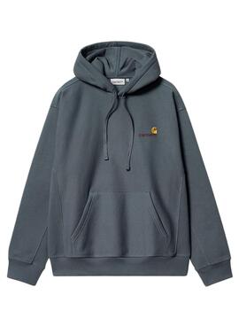 Sudadera Carhartt American Script Blanco Hombre