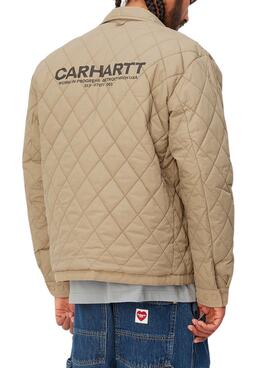 Cazadora Carhartt Madera Reversible Camel Hombre