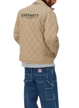 Cazadora Carhartt Madera Reversible Camel Hombre