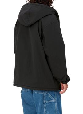 Chaqueta Carhartt Hooded Coach Negro Para Hombre