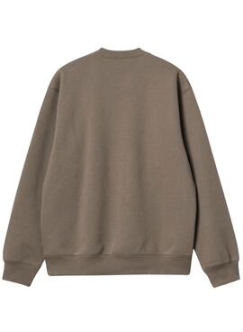 Sudadera Carhartt Sweat Gris Para Hombre