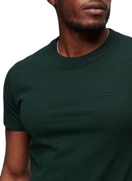 Camiseta Superdry Vintage Logo Verde Hombre