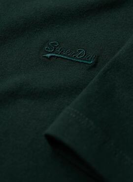 Camiseta Superdry Vintage Logo Verde Hombre