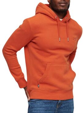 Sudadera Superdry Essential Naranja Hombre