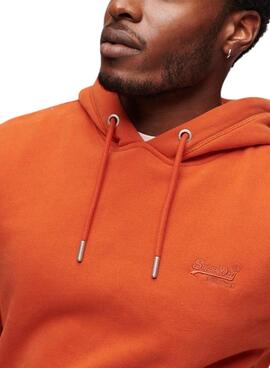 Sudadera Superdry Essential Naranja Hombre