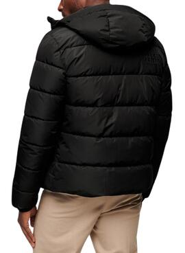 Chaqueta Superdry Sports Puffer Negro Para Hombre