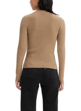 Jersey Levis Rib Batwing Camel para Mujer