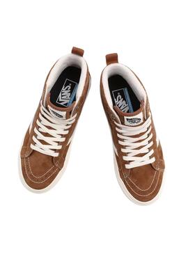 Zapatillas Vans UA Sk8 Hi Serraje Camel para Mujer