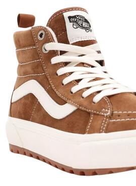 Zapatillas Vans UA Sk8 Hi Serraje Camel para Mujer
