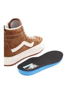 Zapatillas Vans UA Sk8 Hi Serraje Camel para Mujer