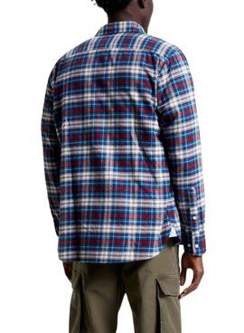 Camisa Tommy Hilfiger Brushed Tartan Multi Hombre