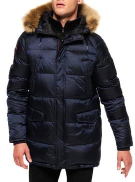 Parka Superdry SDX Plumon Azul