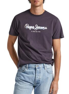 Camiseta Pepe Jeans Keegan Negra para Hombre