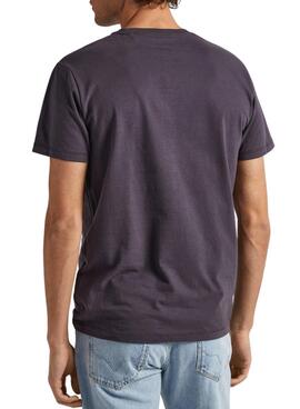 Camiseta Pepe Jeans Keegan Negra para Hombre