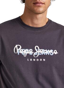 Camiseta Pepe Jeans Keegan Negra para Hombre