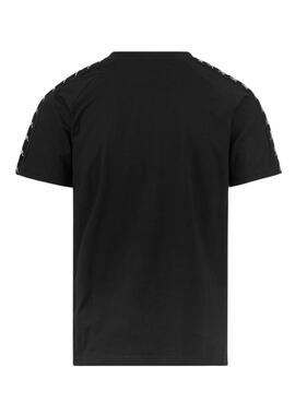 Camiseta Kappa Coen Slim Negra para Hombre