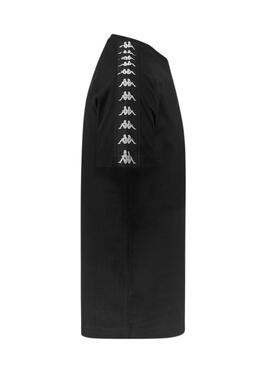 Camiseta Kappa Coen Slim Negra para Hombre